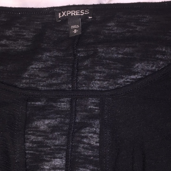 Black Express long open sleeved shirt - Picture 2 of 2
